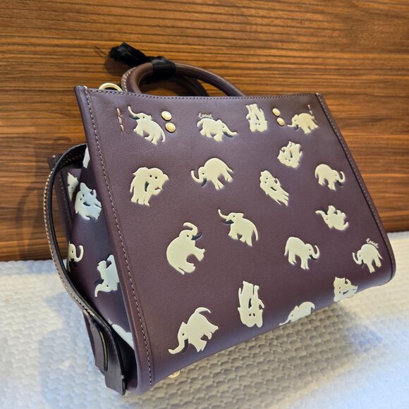 Coach Rogue 25 with Elephant Print - Picture 8 of 16